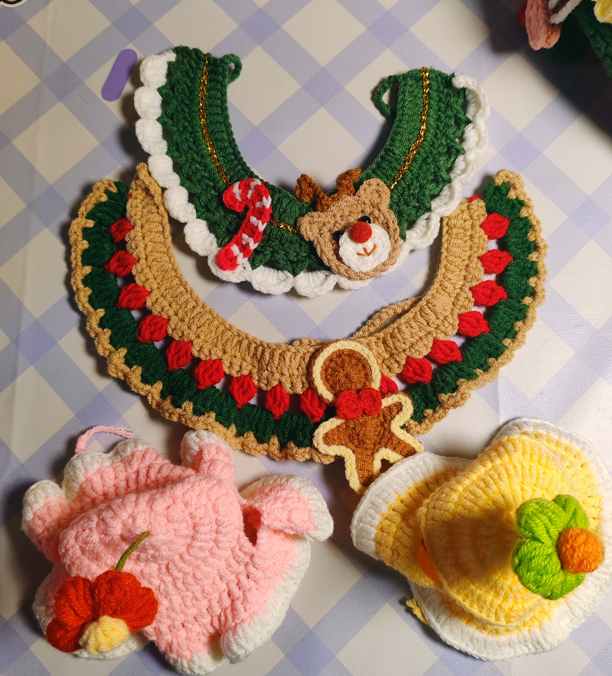B01 Cat Christmas scarf（buy 1 send 1 cat hat）